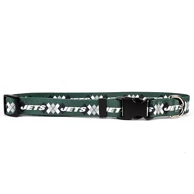 Little Earth Productions New York Jets Argyle Nylon Collar - Small
