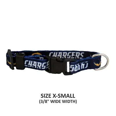 Little Earth Productions Los Angeles Chargers Nylon Collar - X-Small