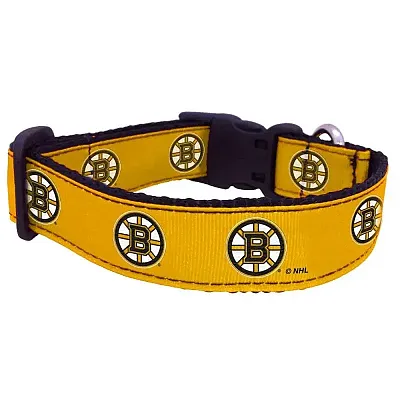 All Star Dogs Boston Bruins Premium Pet Collar - Small