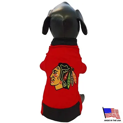All Star Dogs Chicago Blackhawks Premium Pet Jersey - X-Large