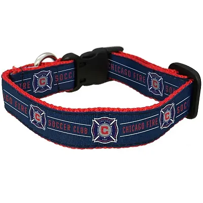 All Star Dogs Chicago Fire Pet Premium Collar - Small