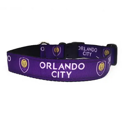 All Star Dogs Orlando City SC Pet Premium Collar - Large
