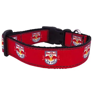 All Star Dogs New York Red Bulls Pet Premium Collar - Medium