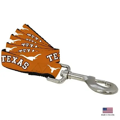 All Star Dogs Texas Longhorns Pet Premium Leash - Large