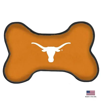 All Star Dogs Texas Longhorns Bone Squeak Toy - Small