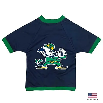 All Star Dogs Notre Dame Leprechaun Athletic Mesh Pet Jersey - XS