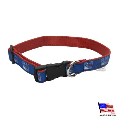 All Star Dogs New York Rangers Premium Pet Collar - X-Small