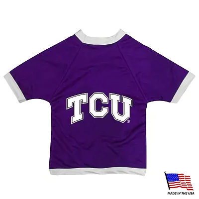 All Star Dogs TCU Horned Frogs Athletic Mesh Pet Jersey - Small