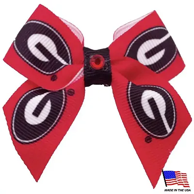 All Star Dogs Georgia Bulldogs Pet Hair Bow