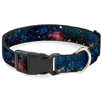 Buckle-Down Buckle-Down Space Dust Collage Pet Collar - Large