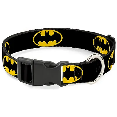 Buckle-Down Buckle-Down Batman Shield Yellow Pet Collar - Small