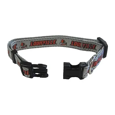 Pet Goods Manufacturing Louisville Cardinals Pet Reflective Nylon Collar - Smal