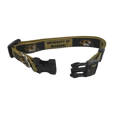 Pet Goods Manufacturing Missouri Tigers Pet Reflective Nylon Collar - Small
