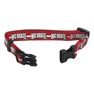 Pet Goods Manufacturing NC State Wolfpack Pet Reflective Nylon Collar - Medium