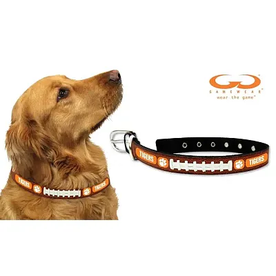 GameWear Clemson Tigers Leather Football Collar - Small