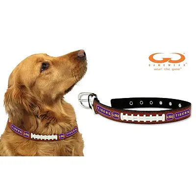 GameWear LSU Tigers Leather Football Collar - Small