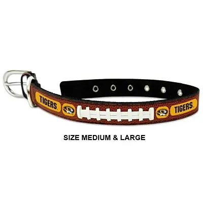 GameWear Missouri Tigers Leather Football Collar - Small