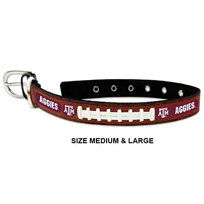 GameWear Texas A&M Aggies Leather Football Collar - Toy