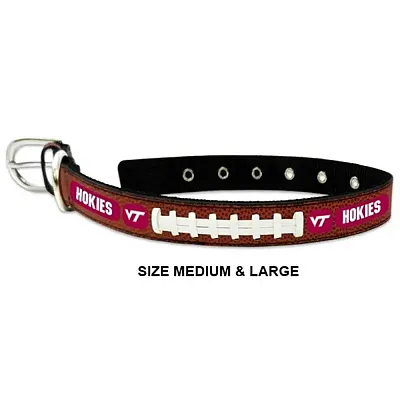 GameWear Virginia Tech Hokies Leather Football Collar - Large