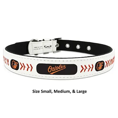 GameWear Baltimore Orioles Leather Baseball Collar - Toy