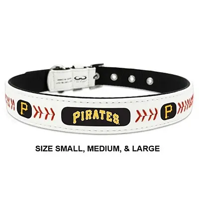 GameWear Pittsburgh Pirates Leather Baseball Collar - Toy