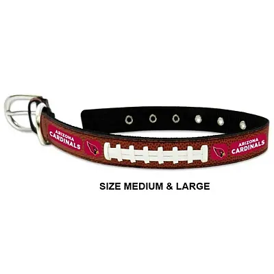 GameWear Arizona Cardinals Leather Football Collar - Small