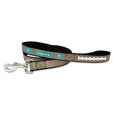 GameWear Miami Dolphins Reflective Football Leash-Small