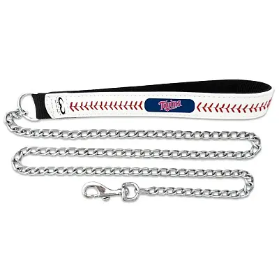 GameWear Minnesota Twins Leather Baseball Seam Leash - Large