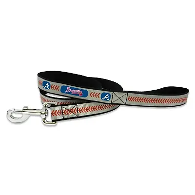 GameWear Atlanta Braves Reflective Pet Leash - Small