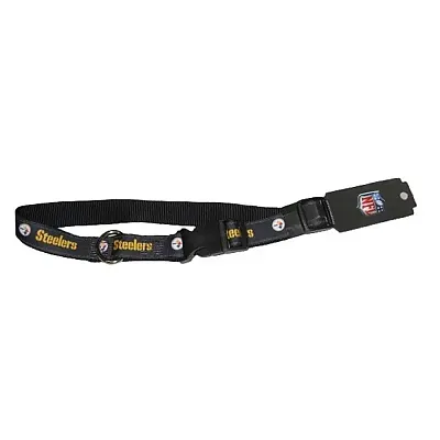 Hunter Pittsburgh Steelers Premium Ribbon Dog Collar - X-Small