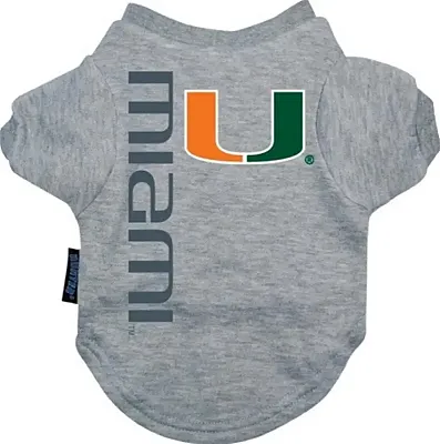 Hunter Miami Hurricanes Dog Tee Shirt - Small