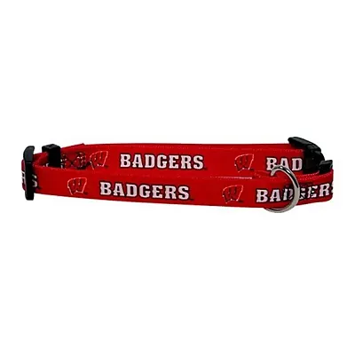 Hunter Wisconsin Badgers Dog Collar - X-Small