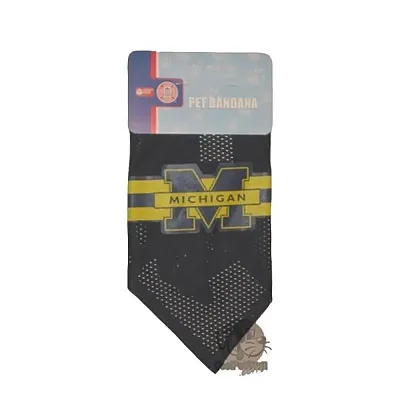 Hunter Michigan Wolverines Mesh Dog Bandana - Small