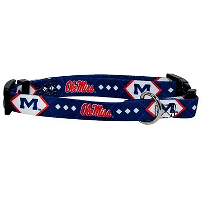 Hunter Ole Miss Rebels Dog Collar - Small