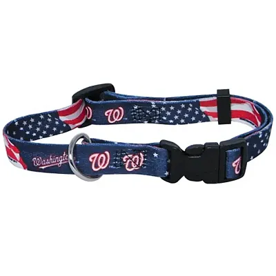 Hunter Washington Nationals Pet Collar - Medium