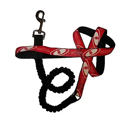 Hunter Oklahoma Sooners Bungee Ribbon Pet Leash