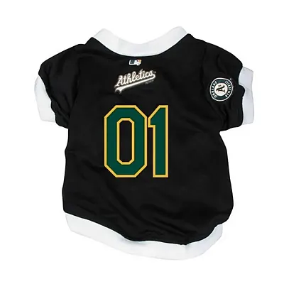 Hunter Oakland A's Black Pet Jersey - Small