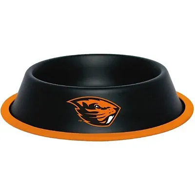 Hunter Oregon State Beavers Gloss Black Pet Bowl