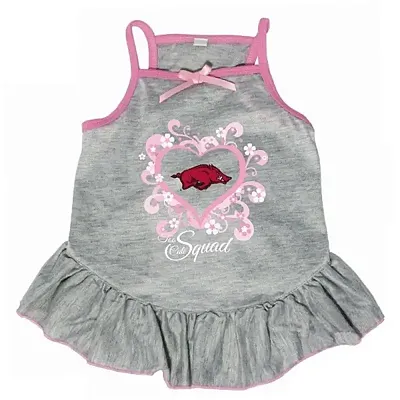 Hunter Arkansas Razorbacks "Too Cute Squad" Pet Dress - Large