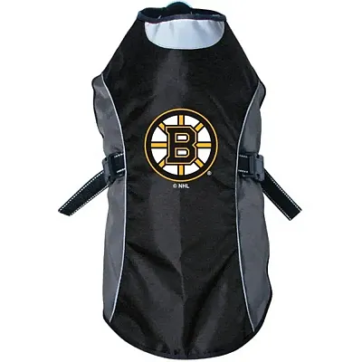 Hunter Boston Bruins Water Resistant Reflective Pet Jacket - XS