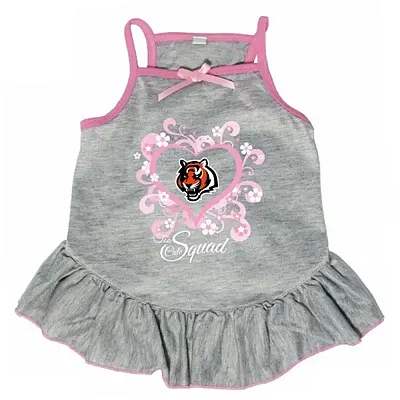 Hunter Cincinnati Bengals "Too Cute Squad" Pet Dress - Medium