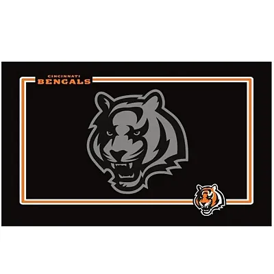 Hunter Cincinnati Bengals Black Pet Bowl Mat
