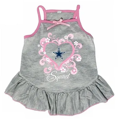 Hunter Dallas Cowboys "Too Cute Squad" Pet Dress - X-Large