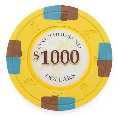 Clay Poker Knights 13.5g Poker Chip (25 Pack) BRY001254U