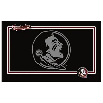 Hunter Florida State Seminoles Black Pet Bowl Mat