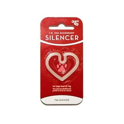 Hillman Group Pet ID Tag Silencer - Large - Heart