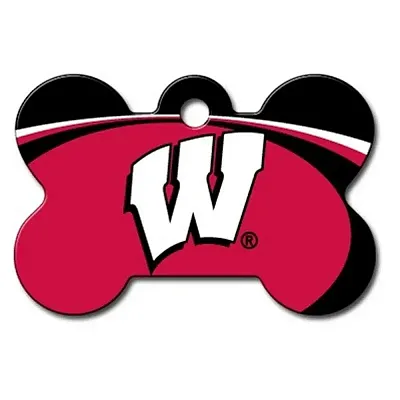 Hillman Group Wisconsin Badgers Bone ID Tag
