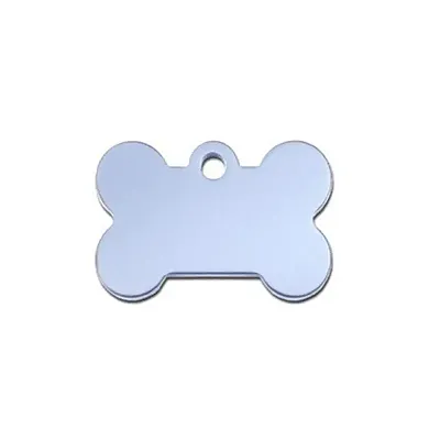 Hillman Group Small Standard Bone ID Tag - Light Blue