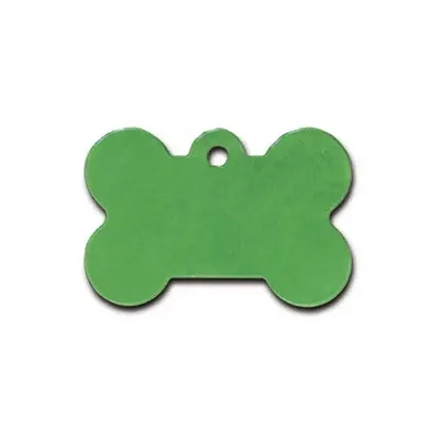 Hillman Group Large Standard Bone ID Tag - Green