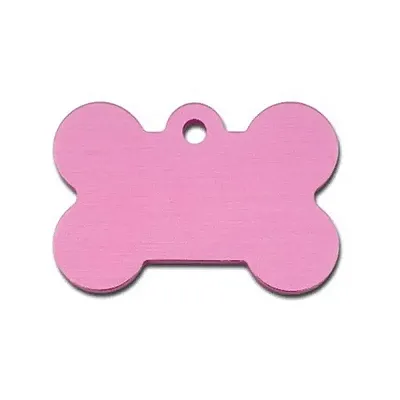 Hillman Group Large Standard Bone ID Tag - Light Pink